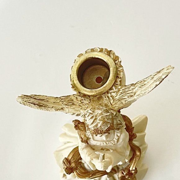 Vintage Traditional Angel Praying Figurine Candle Holder - Picture 7 of 15
